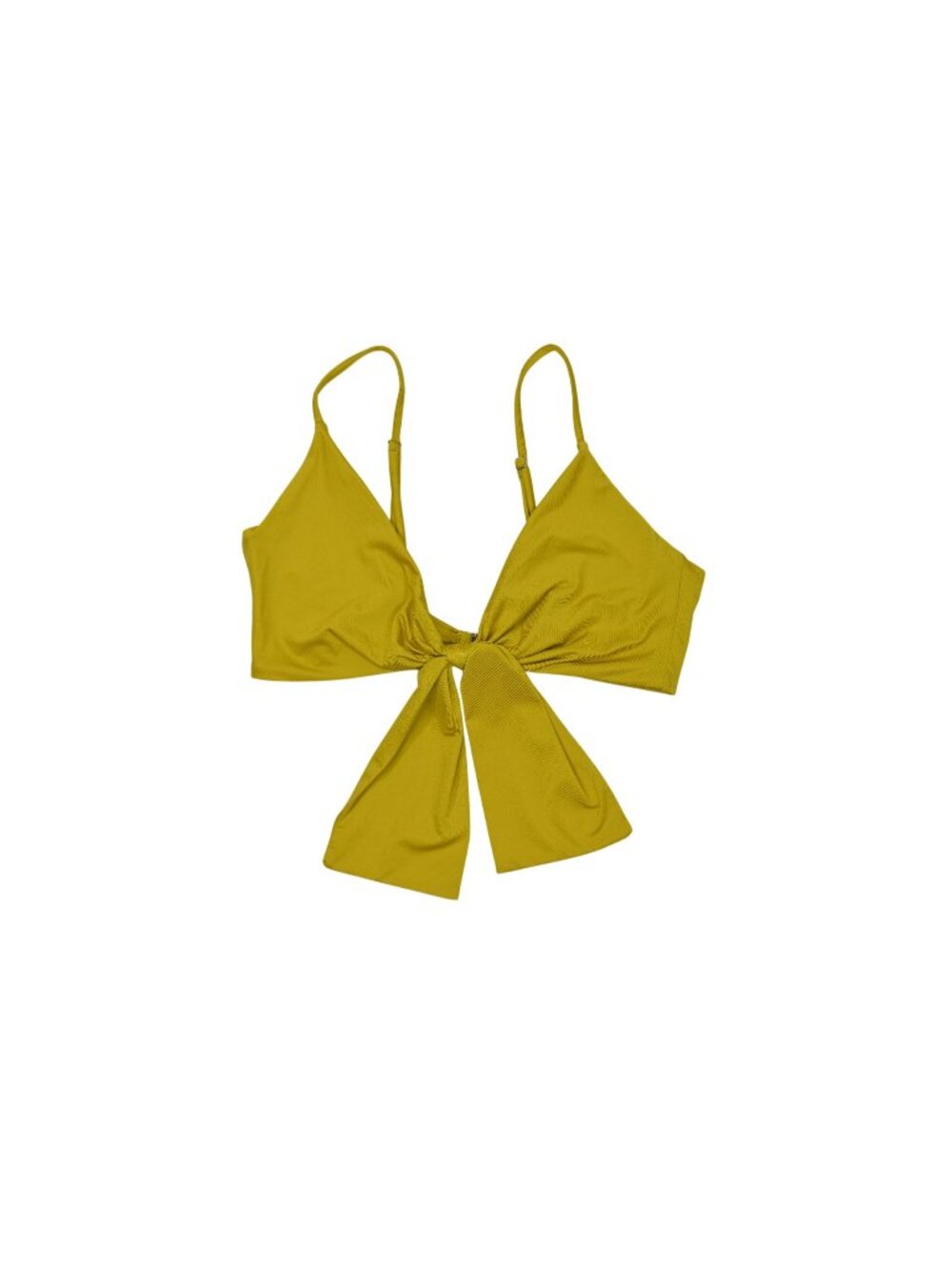 Monica Hansen Beachwear Bikini Top in Yellow